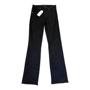 Universal‎ Standard Marne Bootcut Jeans Black Solid Size 4 32 Inseam